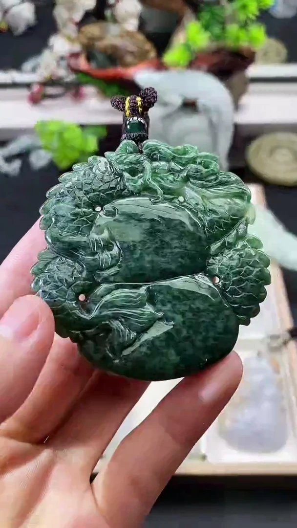 颈饰未镶嵌翡翠天然缅甸A货翡翠