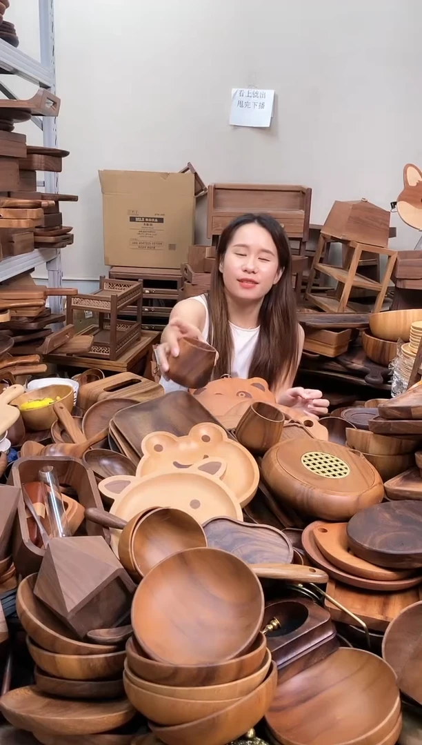 木  南美胡桃木大肚杯6*7cm