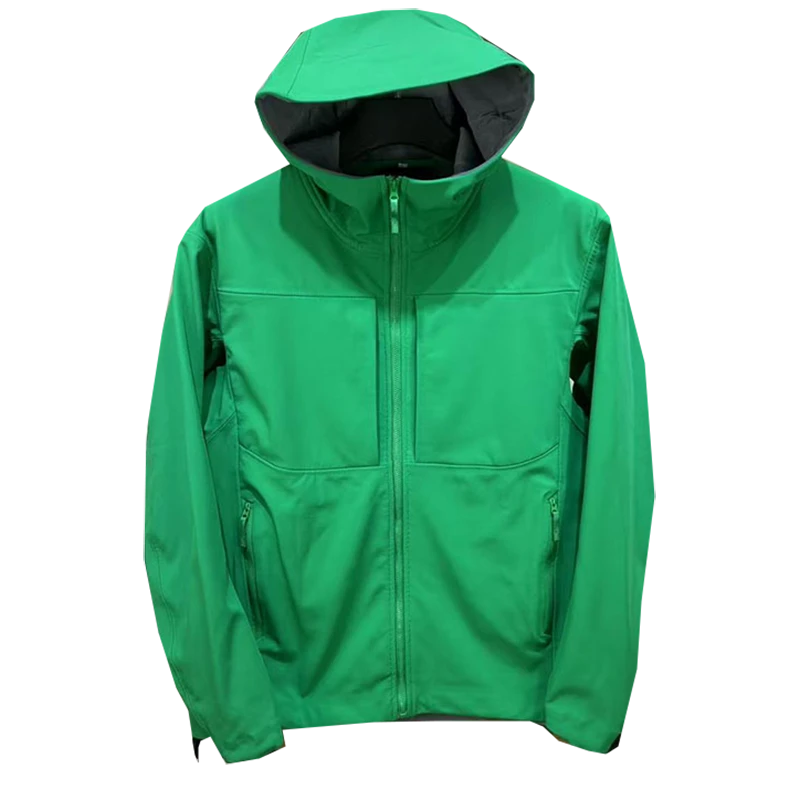 GM-MX软壳户外防风徒步男女连帽登山服冲锋衣外套