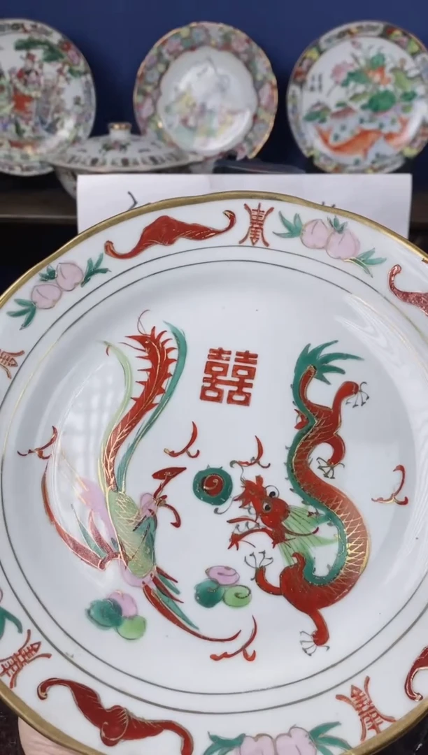 瓷片微瑕景德镇窑厂瓷摆件单件