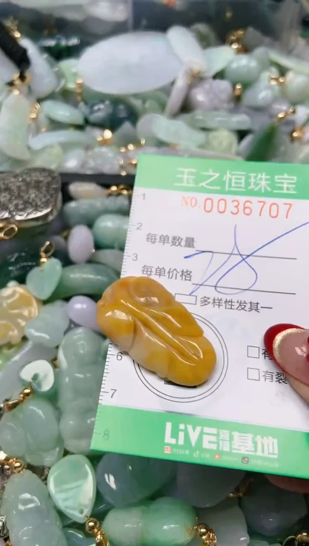 【闪购商品】翡翠颈饰未镶嵌闪购0036707