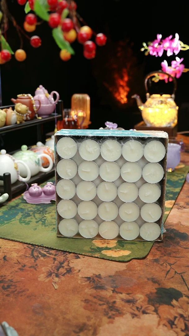 【闪购商品】植物蜡烛4小时100颗茶蜡烛