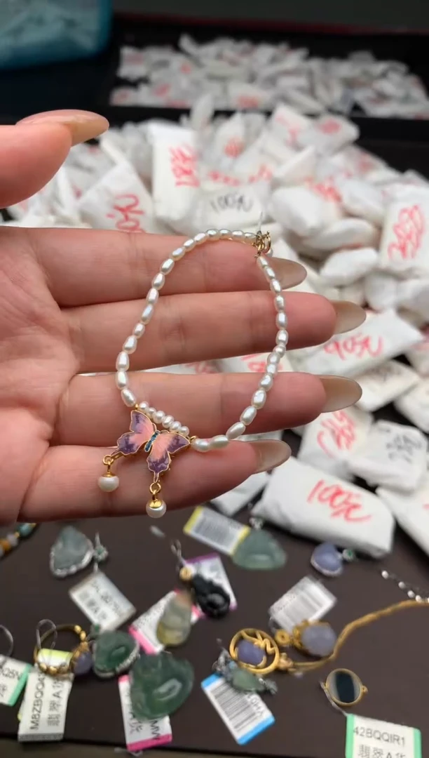 【闪购商品】淡水珍珠手绳银S925镶嵌 一