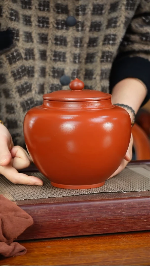 宜兴原矿紫砂茶叶罐