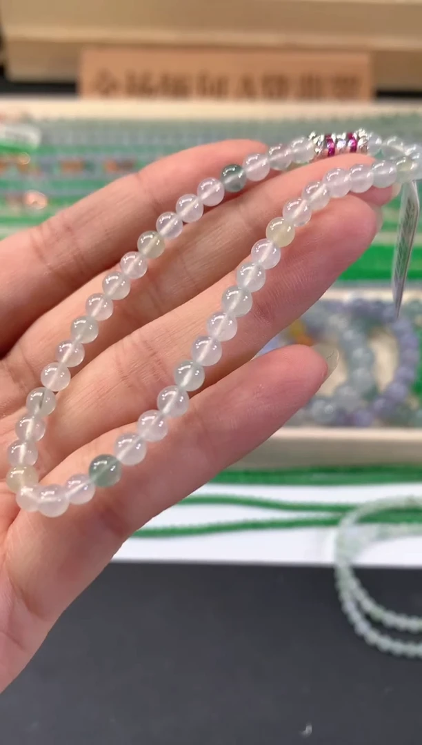 未镶嵌手串翡翠A387|880