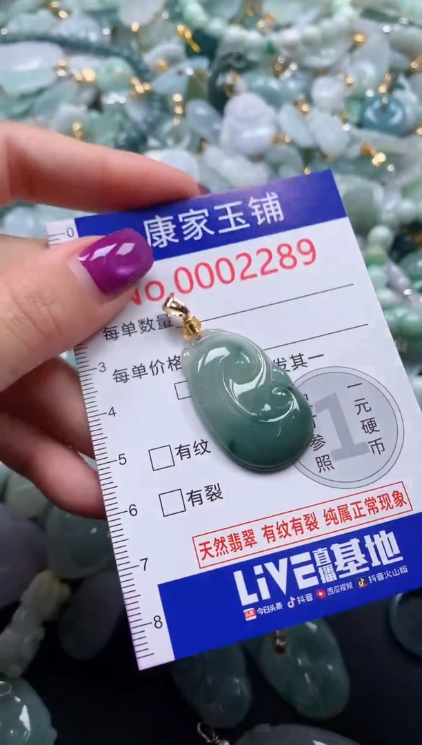 颈饰未镶嵌翡翠2289