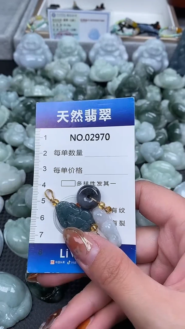 颈饰未镶嵌翡翠纯天然A货翡翠2970