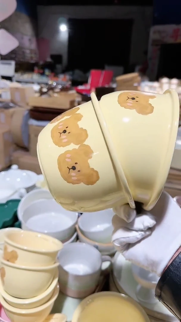 【闪购商品】瓷片2个面碗 微瑕凑满20元包邮