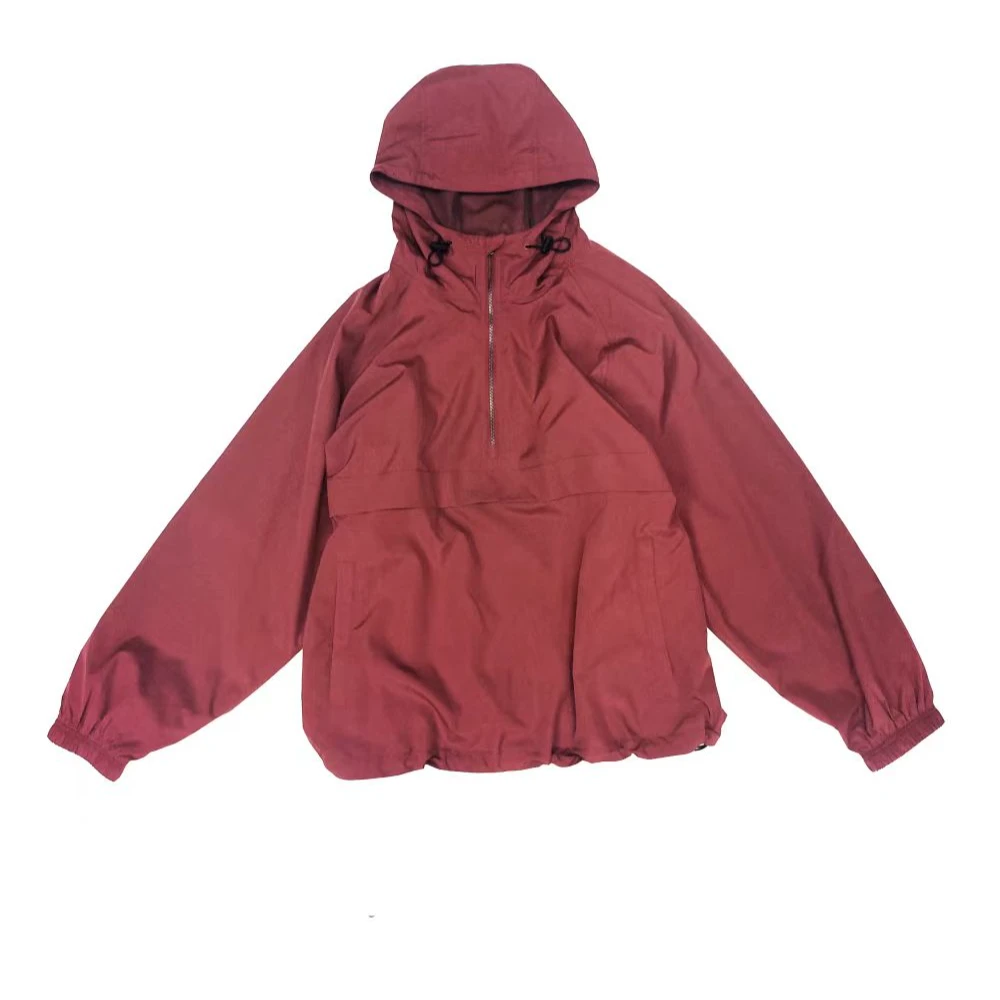 DUIDAO 对倒 设计师品牌25春夏新品真丝混纺半拉链冲锋衣时尚宽松