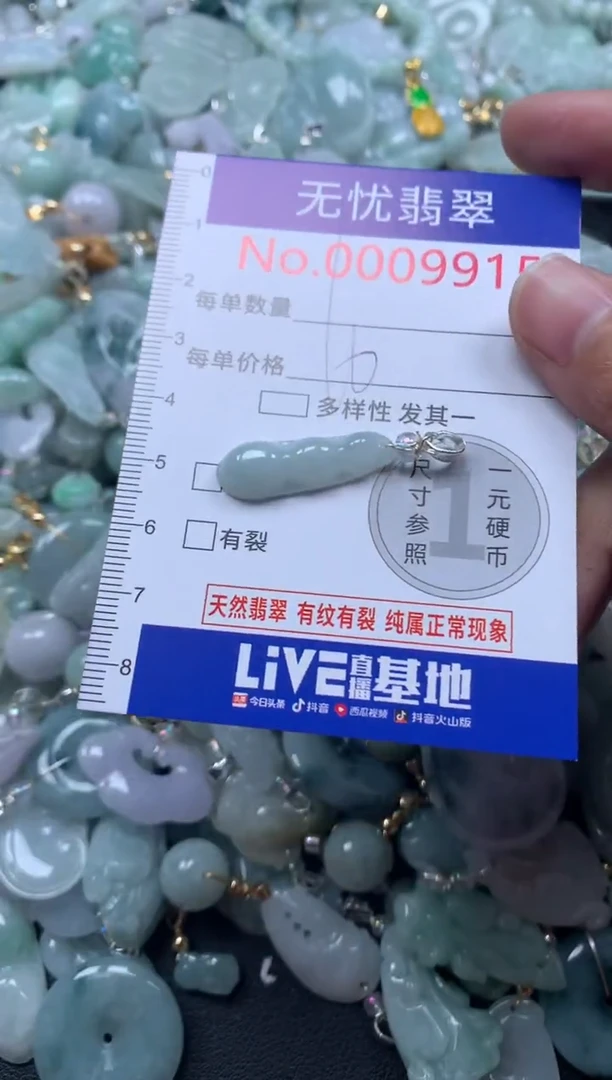 颈饰未镶嵌翡翠9915