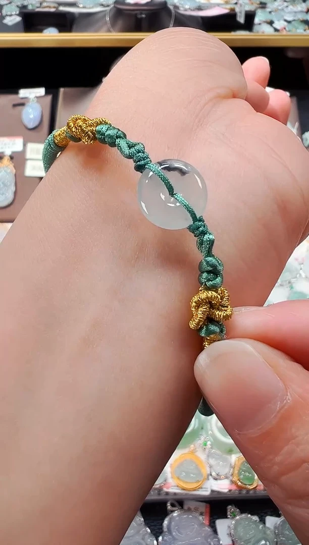 【闪购商品】翡翠手绳未镶嵌平安扣手绳