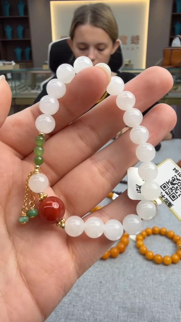 未镶嵌手链和田玉408秒拍号 假一罚三