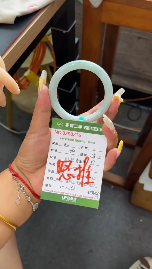 翡翠手镯（圆镯）未镶嵌多人