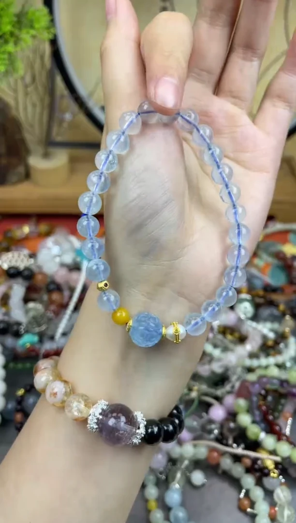 【闪购商品】海蓝宝石手链未镶嵌173