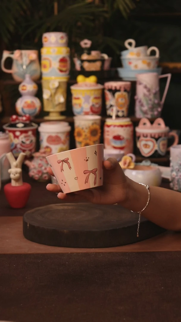 杯子景德镇原创手作陶瓷