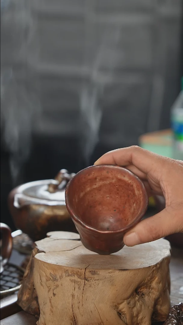 紫砂全手工手捏杯
