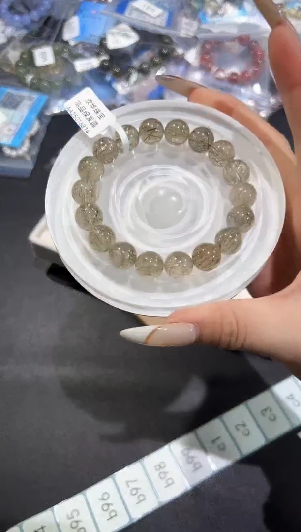 未镶嵌手链水晶93b多样性发其一【1条】默认微瑕11mm