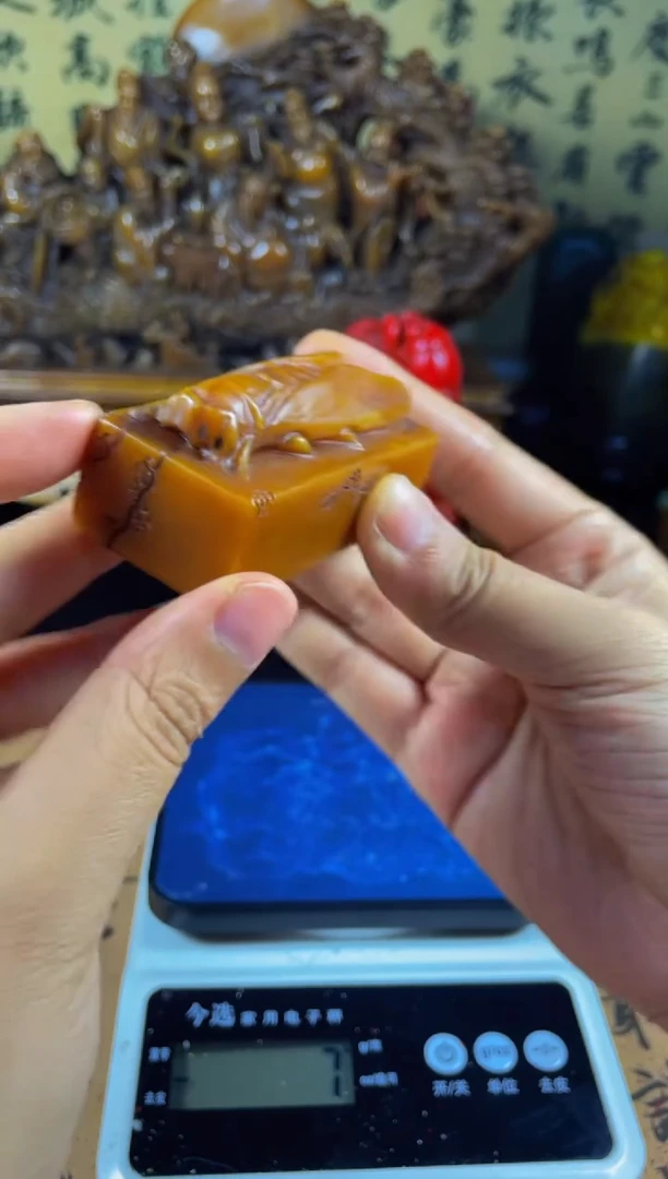 寿山石印石田黄一鸣惊人知了章