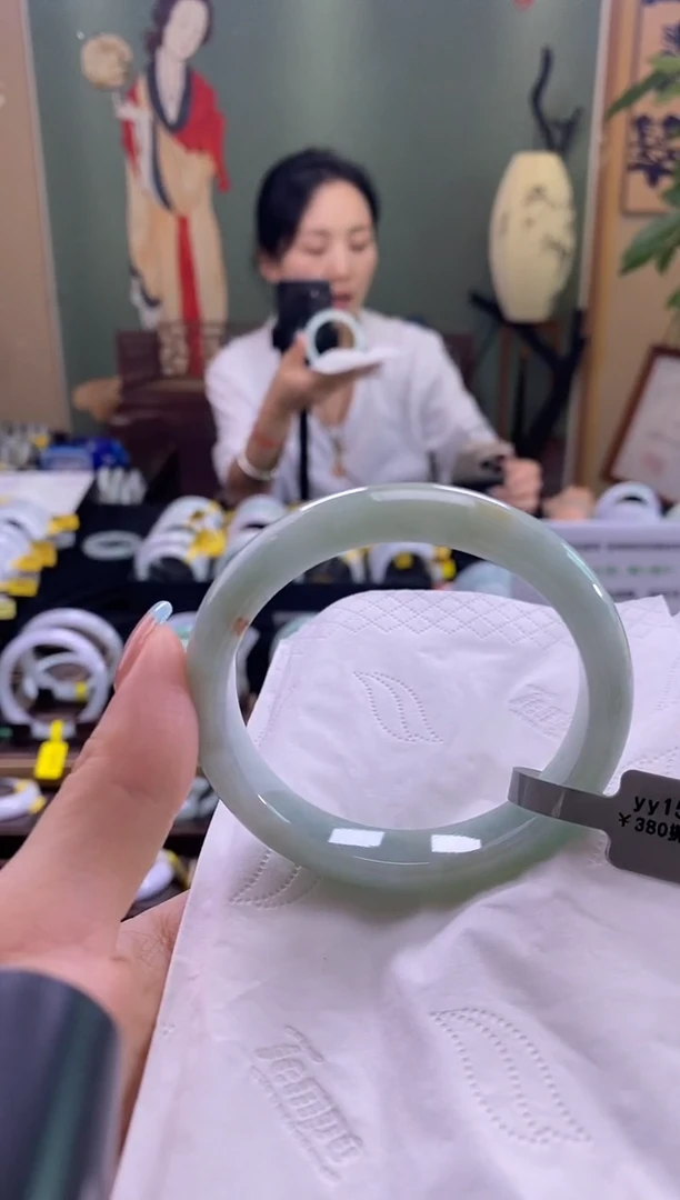 翡翠手镯未镶嵌54.3圈口t