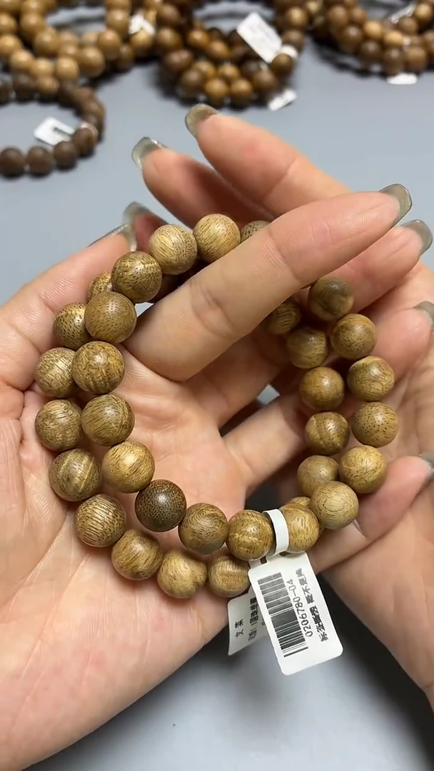 沉香手串文莱圆珠单圈1.1多样性发其一