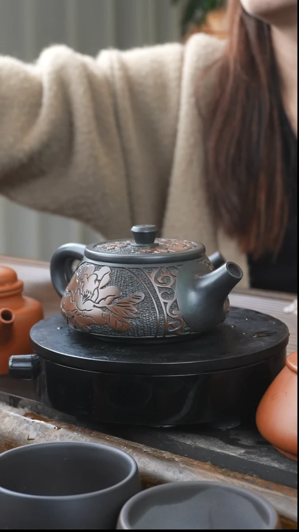 【闪购商品】满阳刻石瓢花开富贵微瑕