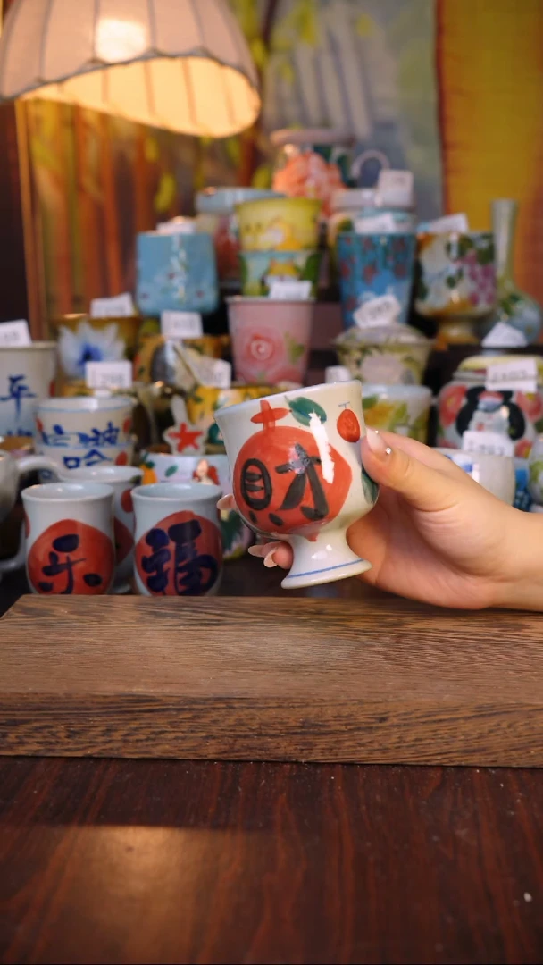摆件泥垚手作 景德镇手工手绘器物