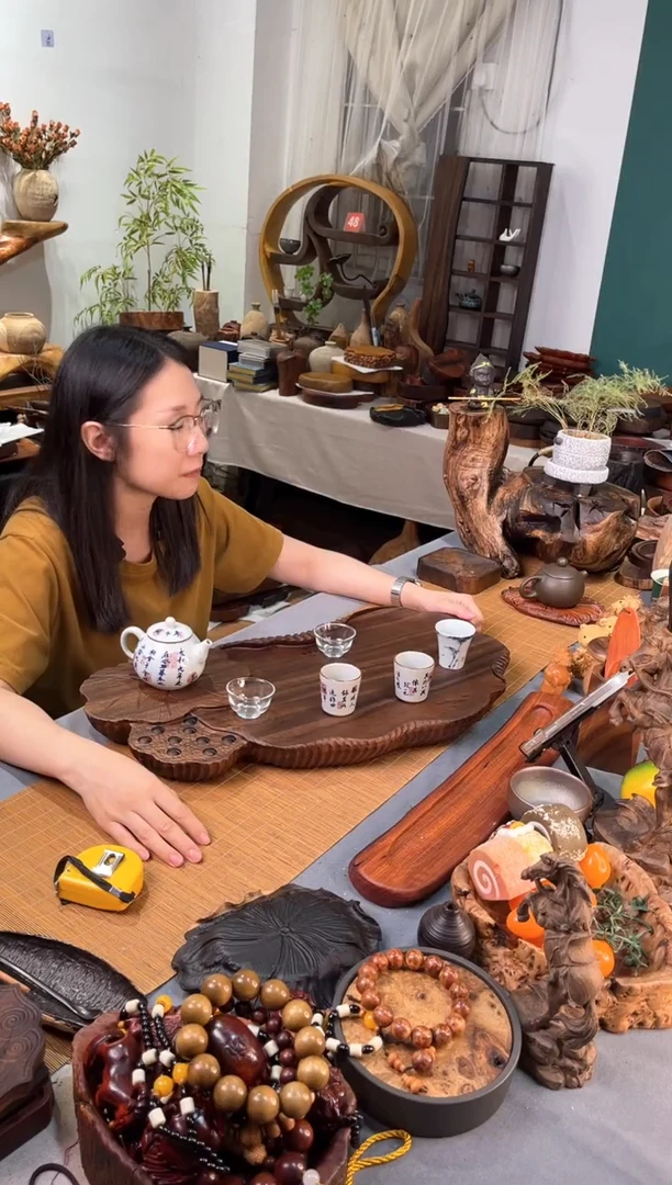 胡桃木茶盘59-28-4.5