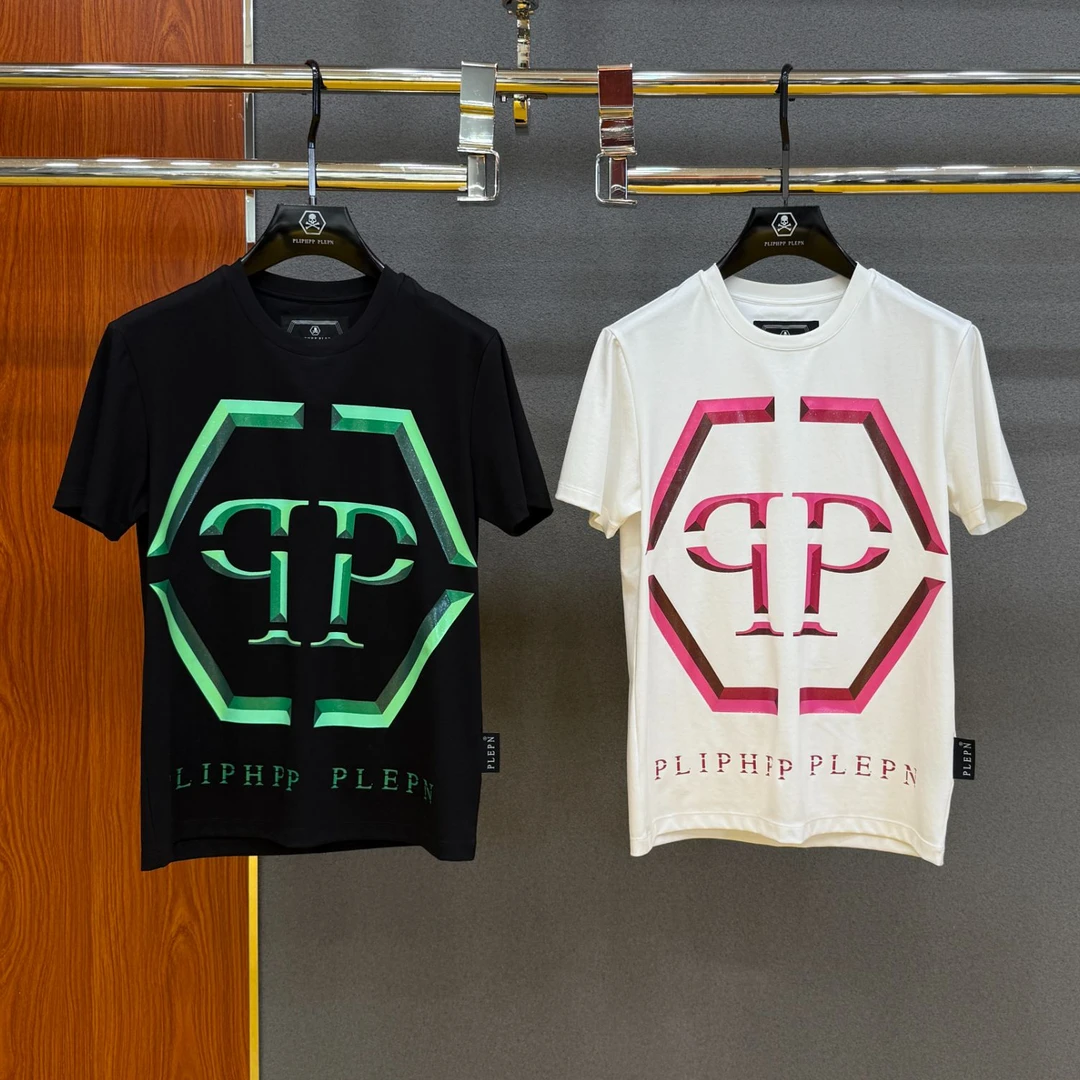 PLIPHPP PLEPN2025PP新款双P经典高端男士修身圆领短袖T恤1683