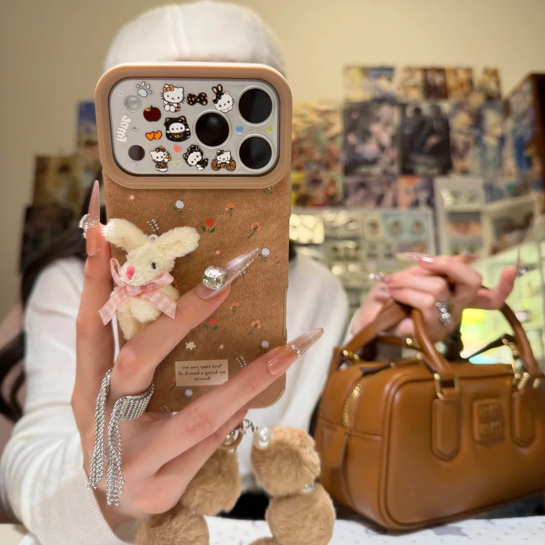 标签兔兔适用苹果17手机壳13/14ProMax卡通iPhone16/INS风17P