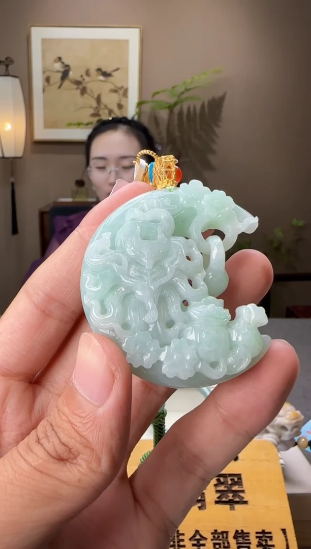 吊坠(不含链)未镶嵌翡翠AR@@WB50915008
