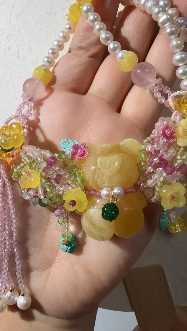 【闪购商品】蜜蜡项链未镶嵌蜜蜡小熊项链