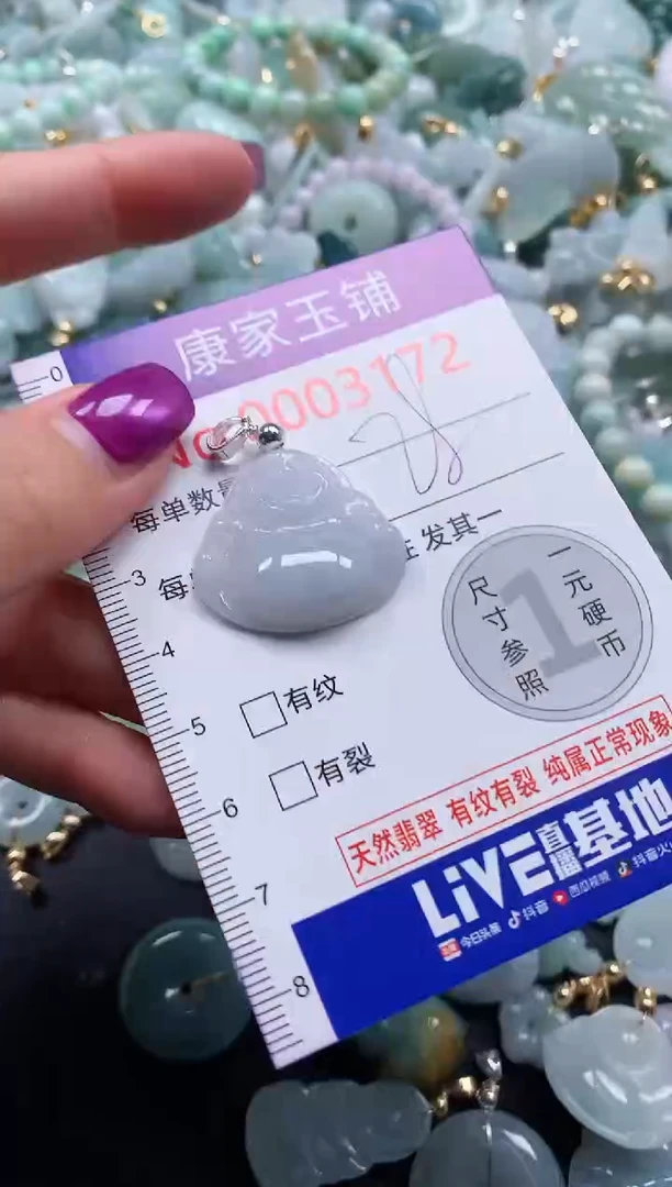 颈饰未镶嵌翡翠3172