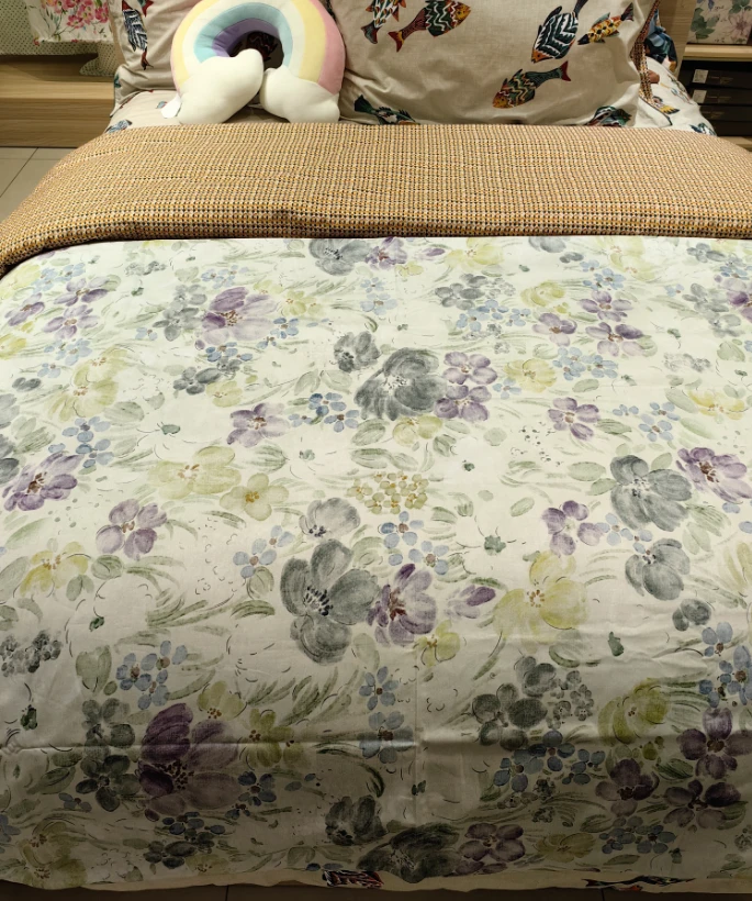 【花戒指】精选纯棉数码印花床单-春日密语（绿）