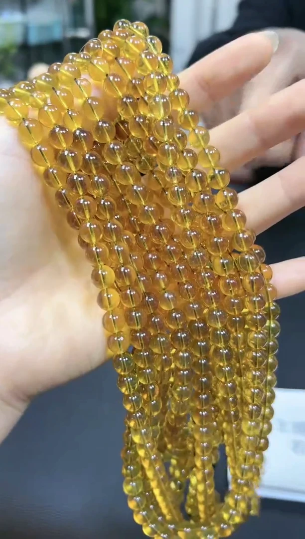 【闪购商品】琥珀颈饰未镶嵌 B1325 多样性发其一