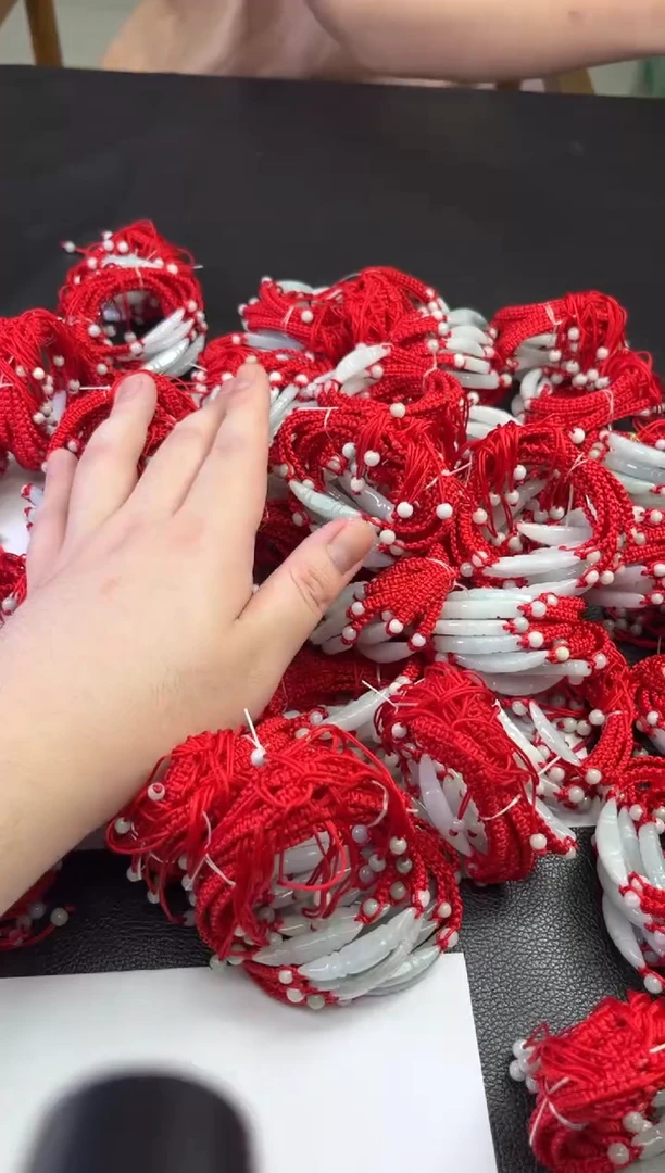 未镶嵌手绳翡翠多样性发一件