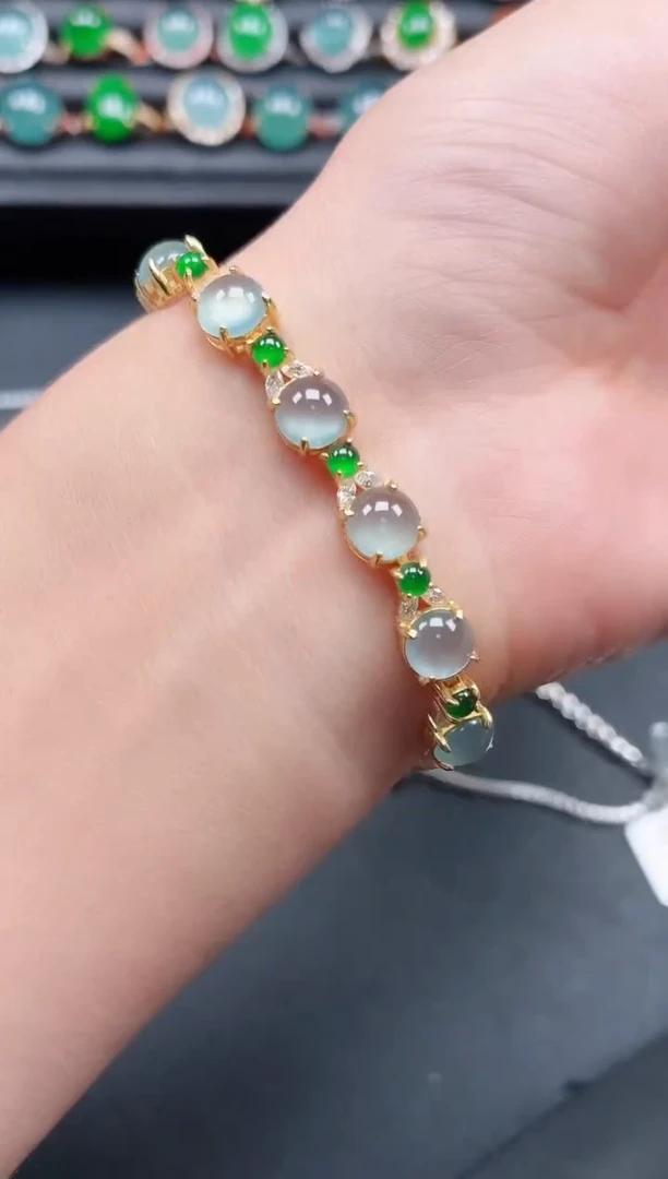 翡翠戒指银S925镶嵌11111