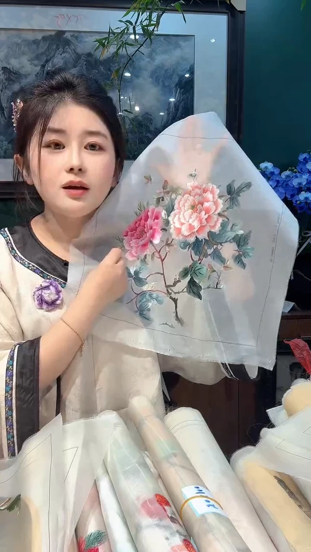 横款非遗苏绣手工刺绣绣片35