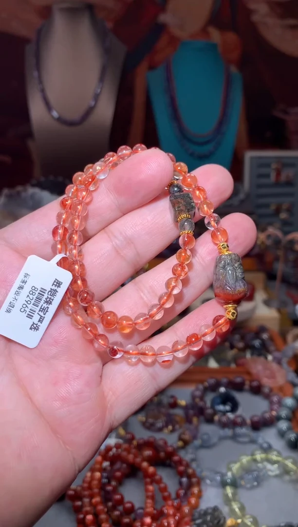 未镶嵌珠宝半成品水晶胶花红极光双圈