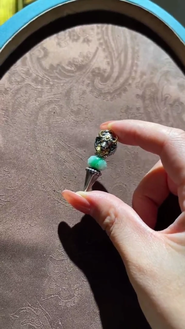 吊坠(不含链)合金翡翠红翡绿翠