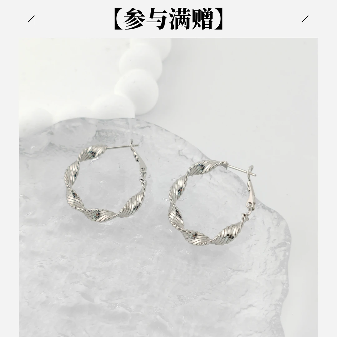 XUPING/旭平首饰 合金耳饰 秋上新时尚百搭大耳圈GDQ X000776542