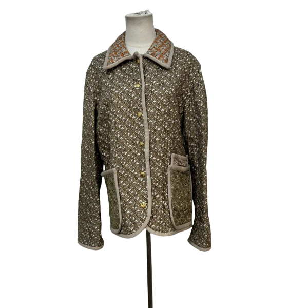 妃鱼/博柏利/桑蚕丝/外套/95新/琳二一一