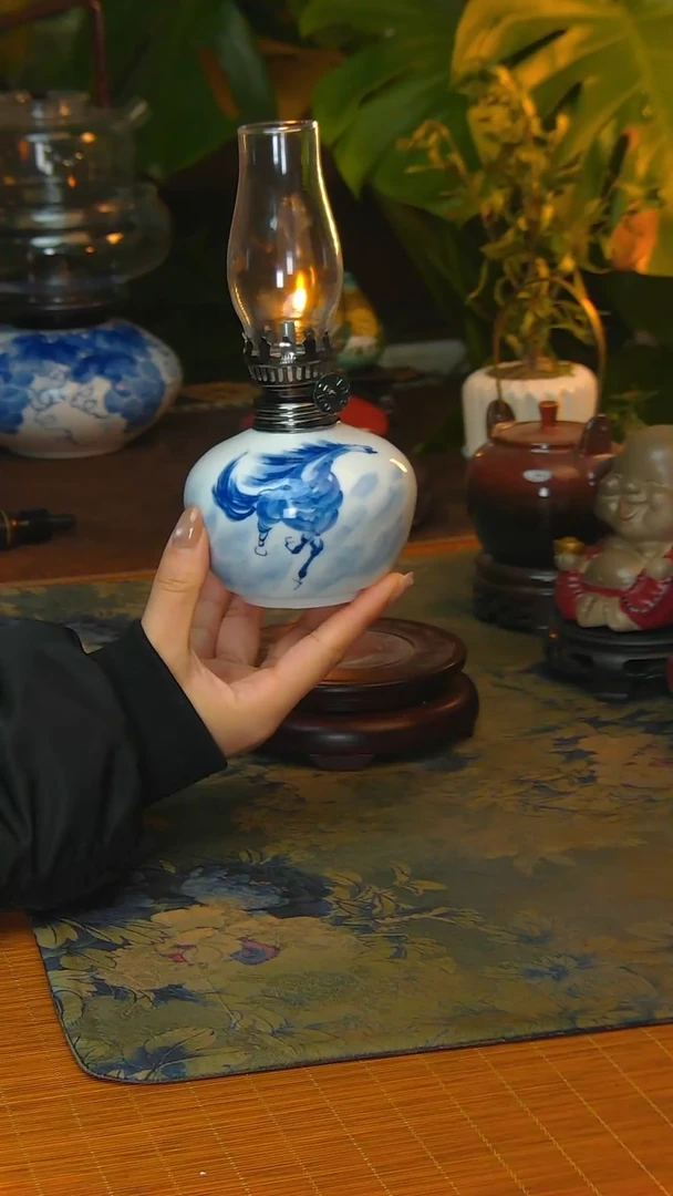 【闪购商品】景德镇陶瓷手工灯摆件