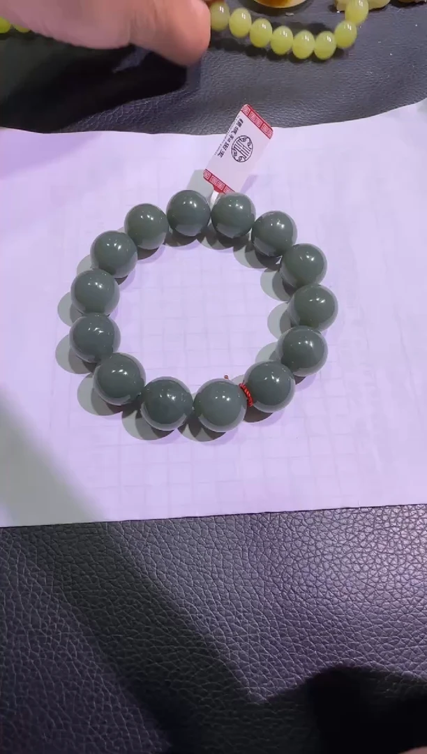 未镶嵌手串和田玉且末蓝手串（产地直发）