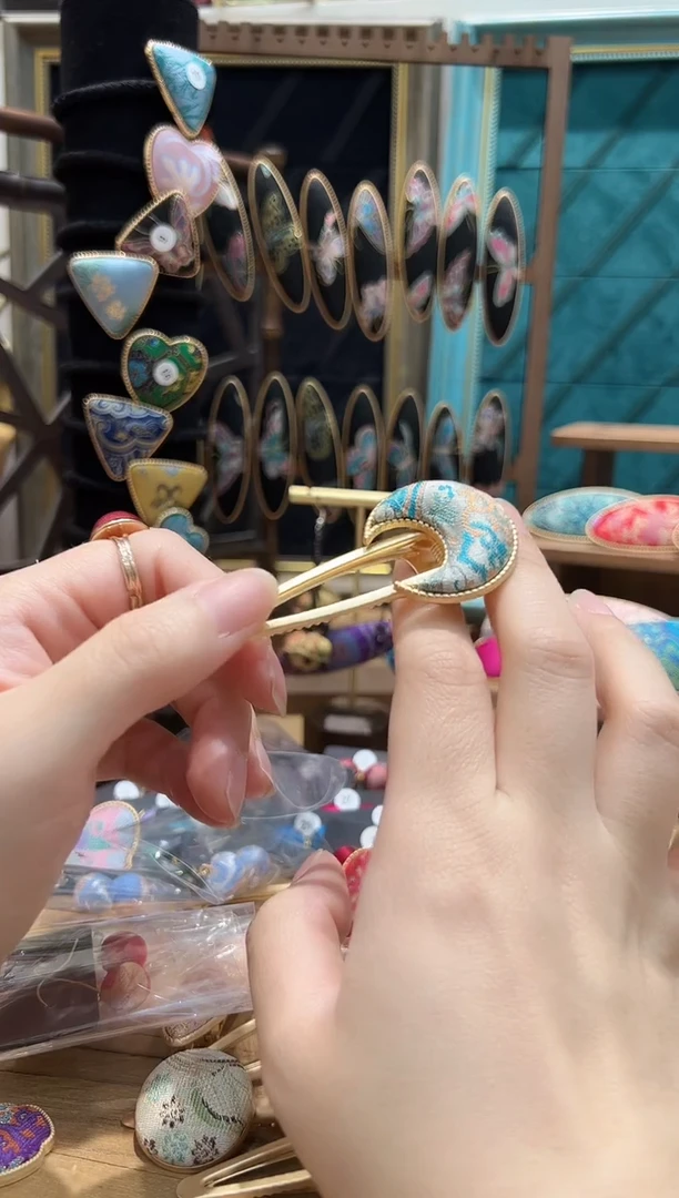 【闪购商品】【孤品2.19】福寿绵长月亮鸭嘴夹