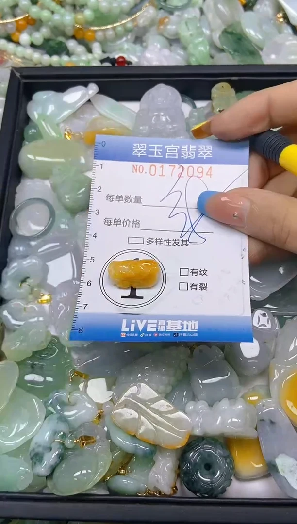 翡翠未镶嵌颈饰闪购0172094