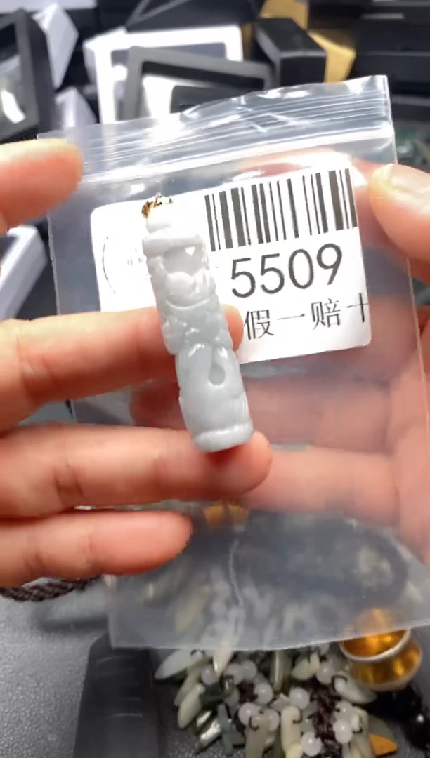 翡翠未镶嵌吊坠(不含链)5509