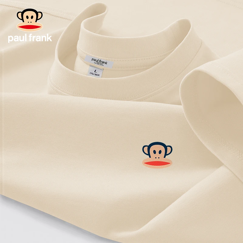 paul frank/大嘴猴欧若风短袖男女同款夏季纯棉t恤百搭情侣半袖B