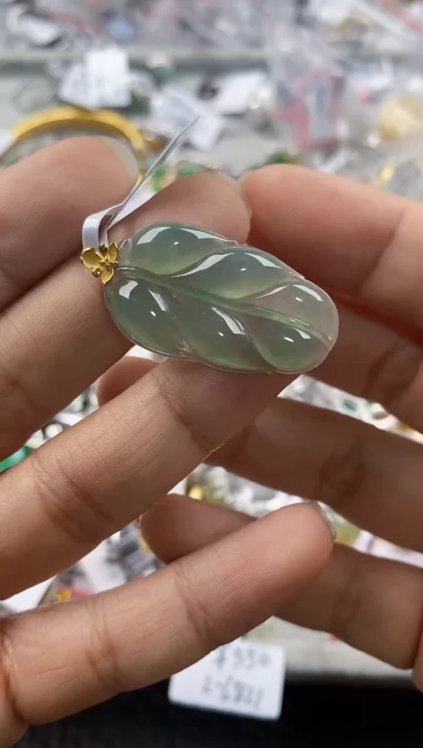 18K金镶嵌戒指翡翠333---7