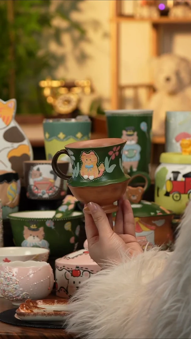 瓷片瓷A144景德镇原创手工陶瓷