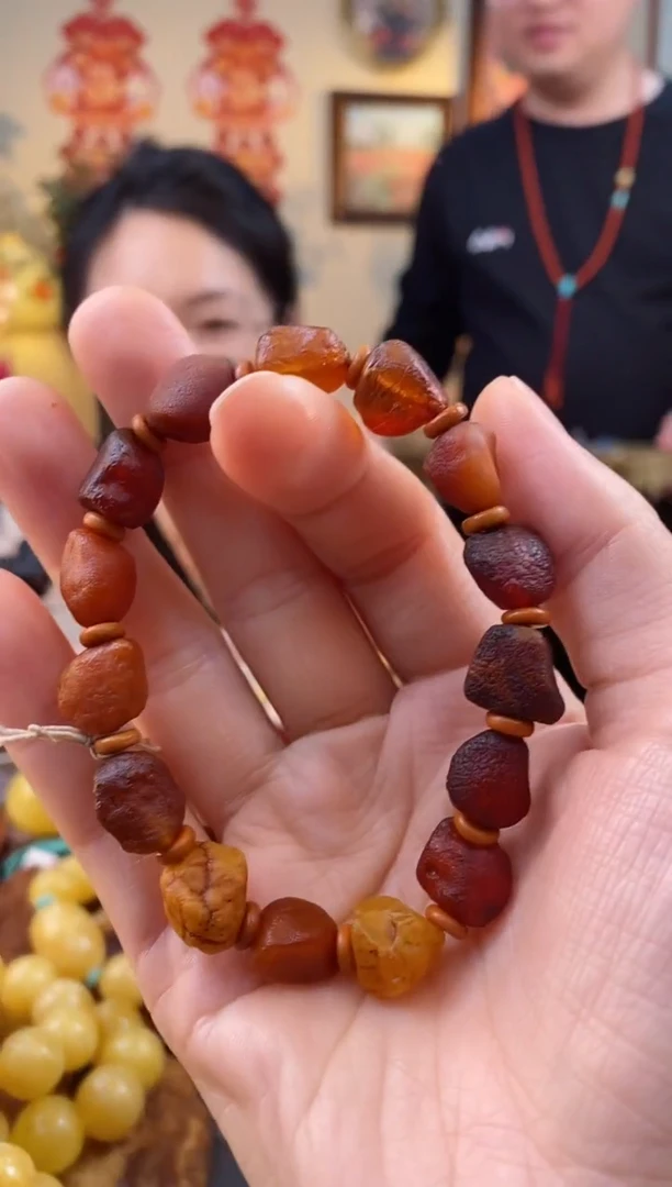 【闪购商品】琥珀手串未镶嵌手串